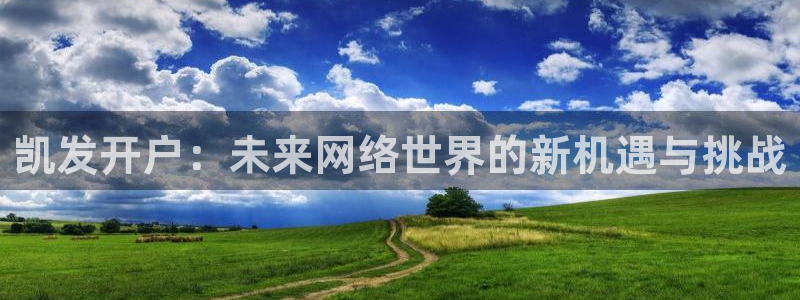 永利皇官游戏有哪些好玩的：凯发开户：未来网络世界的新机遇与挑战