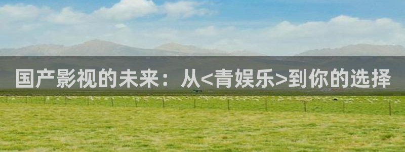 永利皇官2平台注册：国产影视的未来：从<青娱乐>到你的选择