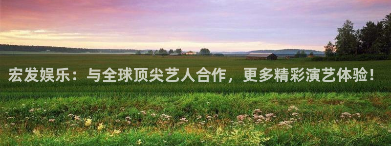 永利皇官体育2官网入口：宏发娱乐：与全球顶尖艺人合作，更多精彩演艺体验！